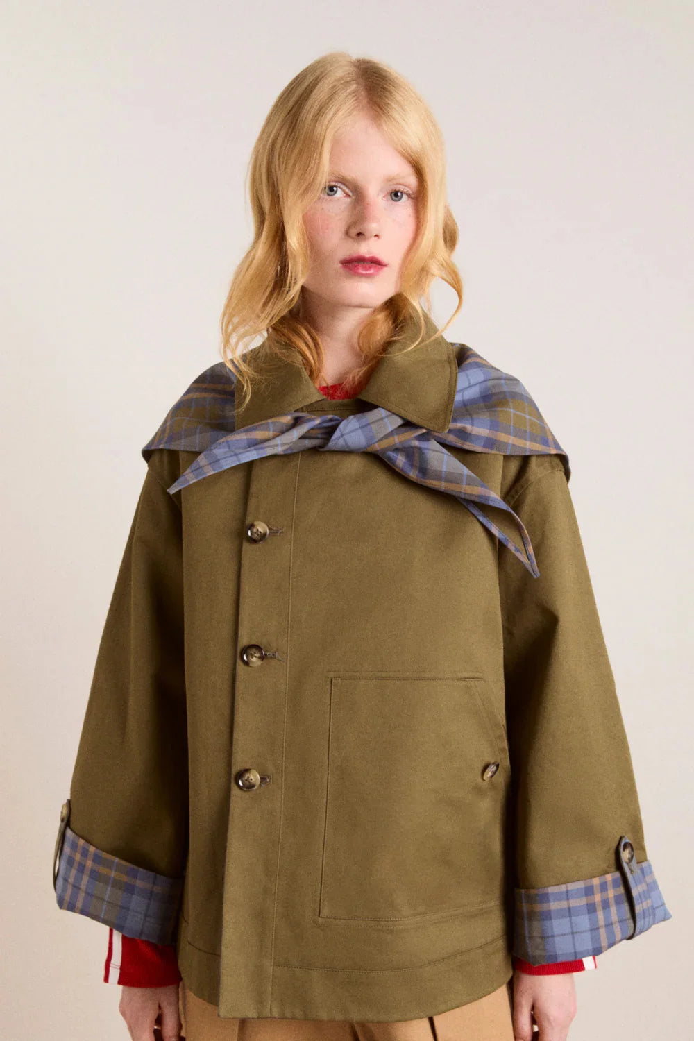 Reversible Jerry Top Trench Coat