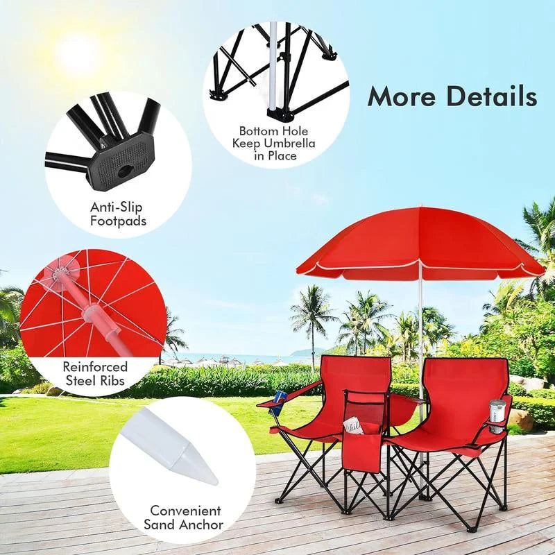 Norena™ DuoShade Chairs + Cooler