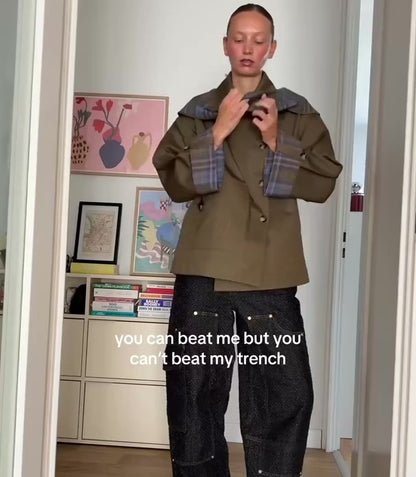 Reversible Jerry Top Trench Coat